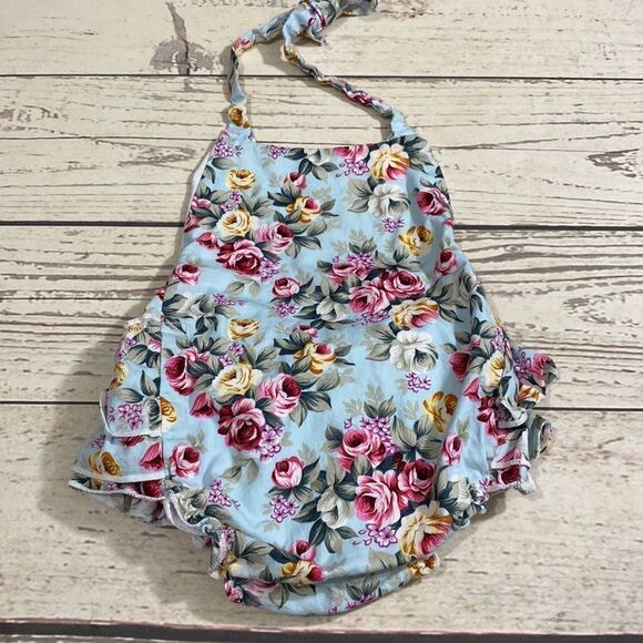 Bundle of 3 Baby Girl Infant Rompers - Picture 6 of 8